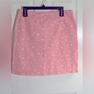 Lilly Pulitzer vintage pink firefly skirt sz‎ 10